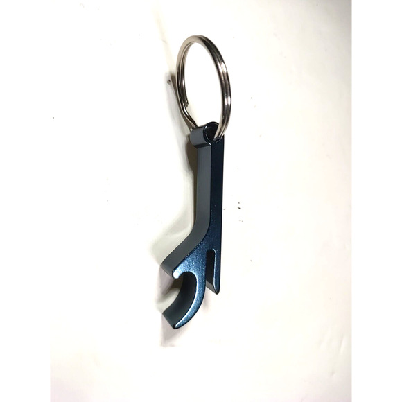 Miller Light Metal Keychain Teal Green - Picture 4 of 6